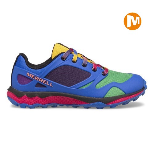 Merrell Altalight Low Print Sneaker Kinder Blau/Grün [DE-ZPIXR]